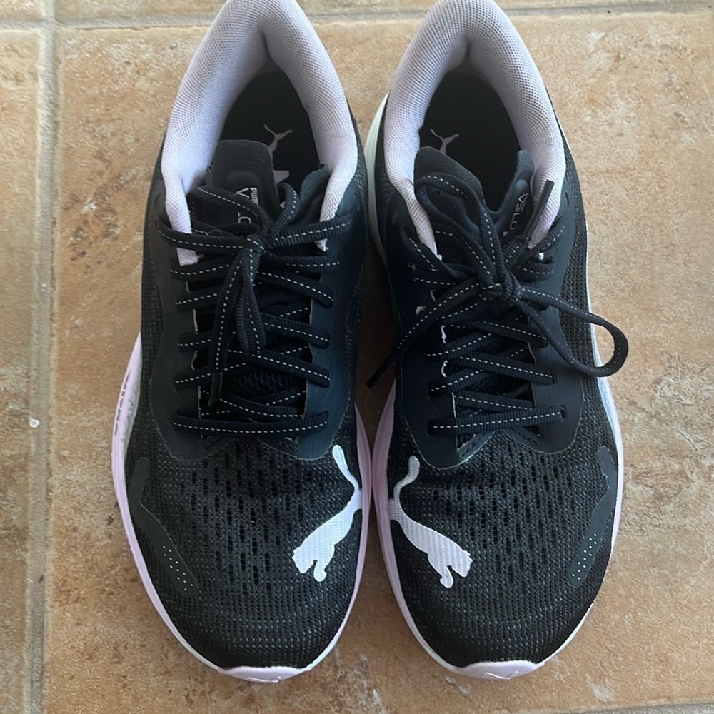 Puma Black & Light Pink Women's Running Shoes